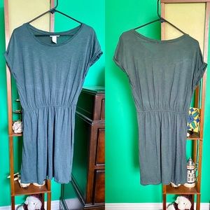 H&M Basic Tee Dress in Teal